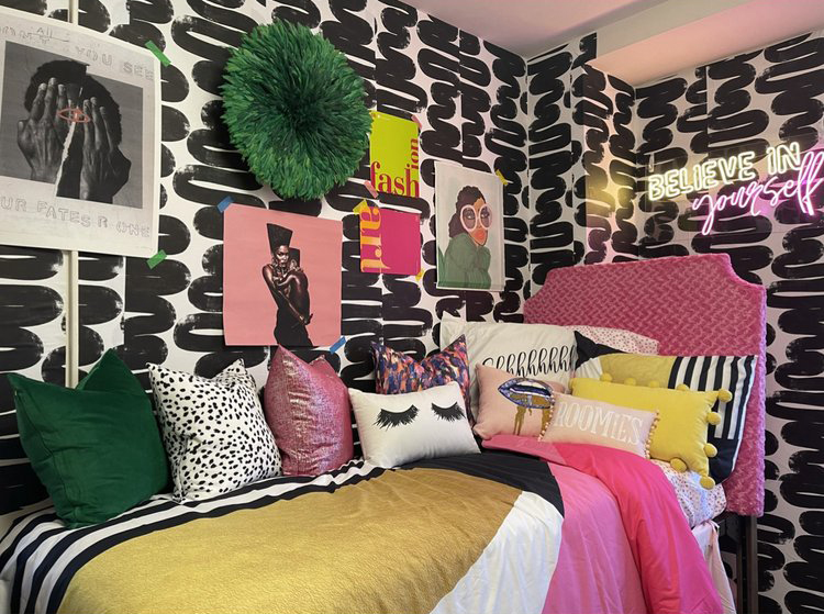Destiny Jackson's dorm room